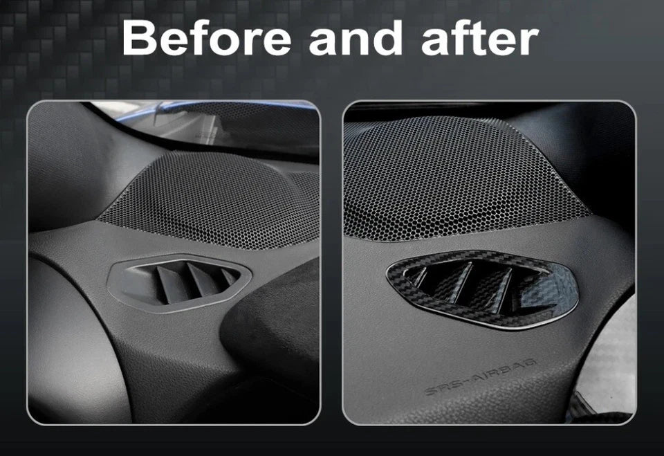 Windshield Air Vent Trim Genuine Carbon Fibre fits Toyota GR86 Subaru BRZ 22 23