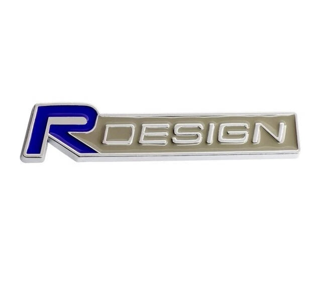 R Design Boot Badge Emblem for 92mm x 19mm OEM Size NEW Free Post