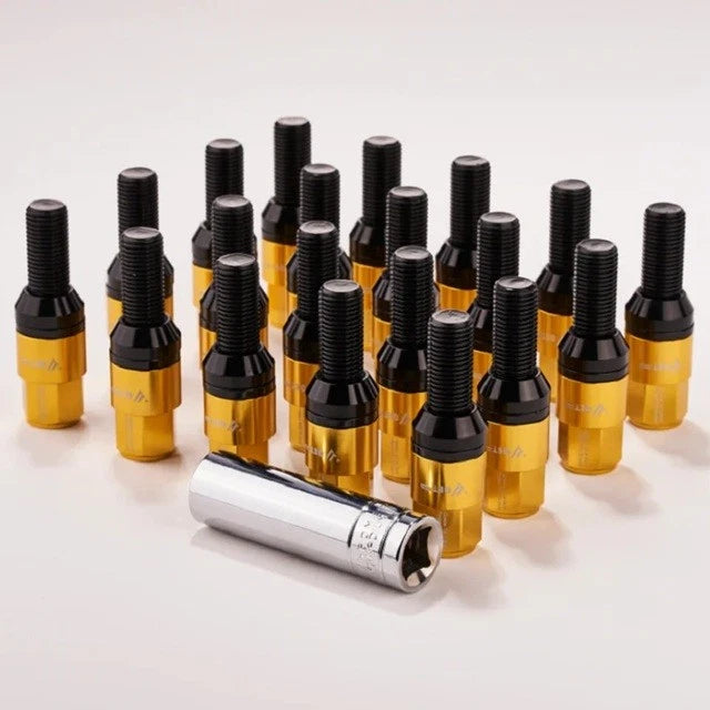 20Pcs Racing Wheel Lug Nuts M14x1.25 Set Black Red Blue Gold for BMW X 1 2 3 4 5