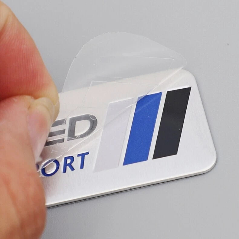 4 x Mazdaspeed Motorsport Aluminium Badge Emblem for Mazda 2 3 RX7 RX8 MX5 MPS