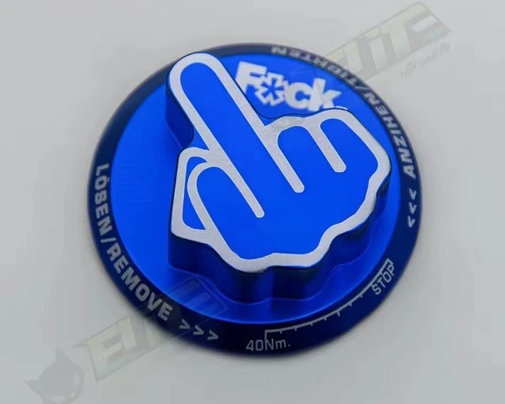 F*ck Engine Oil Cap Cover Screw on for Honda Civic Red Purple Black Blue Silver