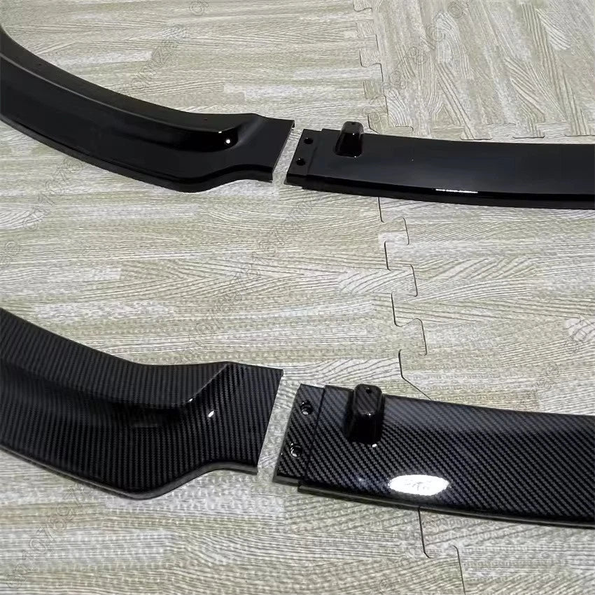 Front Bumper Lip Splitter Kit 3Pcs Black for BMW 3 Series F30 F31 2013–2019