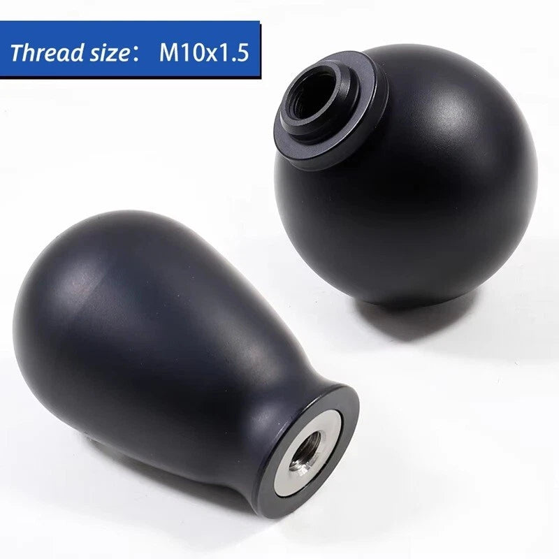 Black 5 / 6 Speed Aluminium Ball Gear Shift Knob for Honda Civic Jazz Accord
