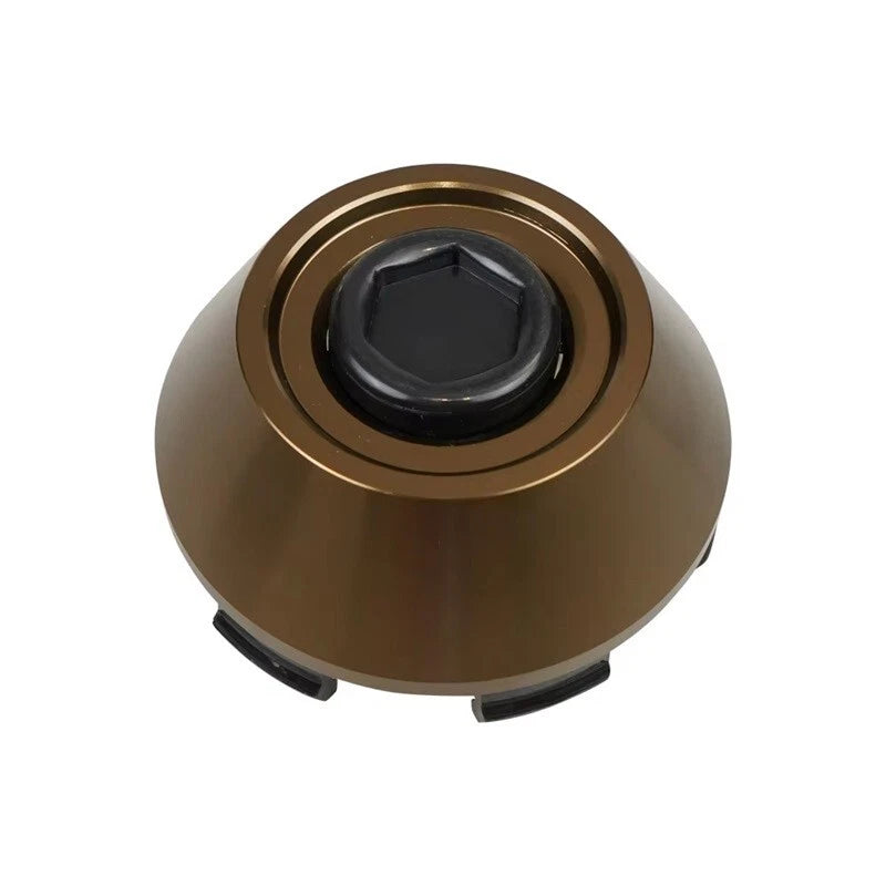 2 x Bolt Design B-Type Racing Wheel Centre Cap 64mm Face 62mm Clip Universal
