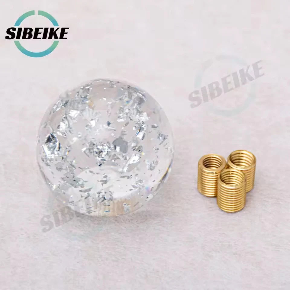 JDM Acrylic Ball Shift Gear Knob Universal M12x1.25 M10x1.5 M10x1.25 M8x1.25