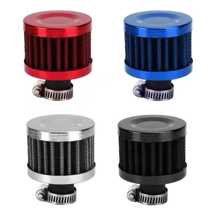 Universal 12mm Car Air Filter Vent Crankcase Breather Mini Cold Air Filter Valve