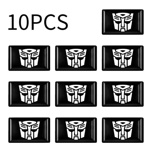 3D Epoxy Transformers Car Emblem Badge Autobots and Decepticons Logo Stickers