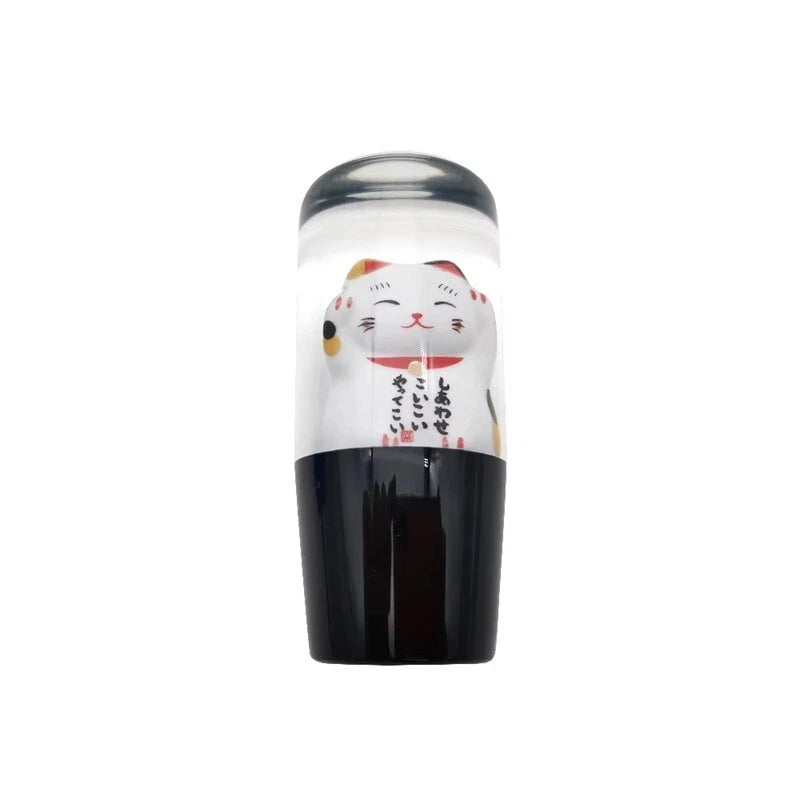 Lucky Japanese Wealth Cat Gear Knob Shift for M12 M10 M8 Universal Fitment