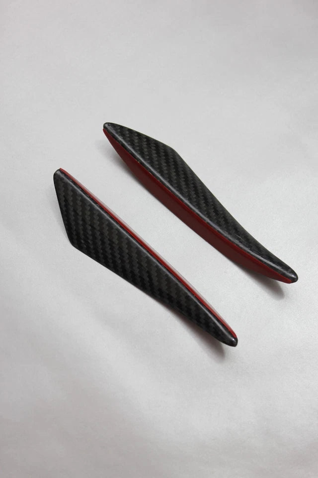 Front Bumper Canards Genuine Carbon Fibre fits Toyota GR86 & Subaru BRZ 22 23