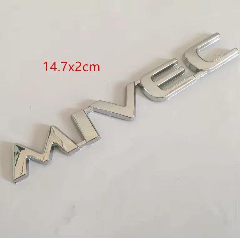 ABS 3D Adhesive Boot Badge Emblem Lancer Outlander Evolution Pajero NEW