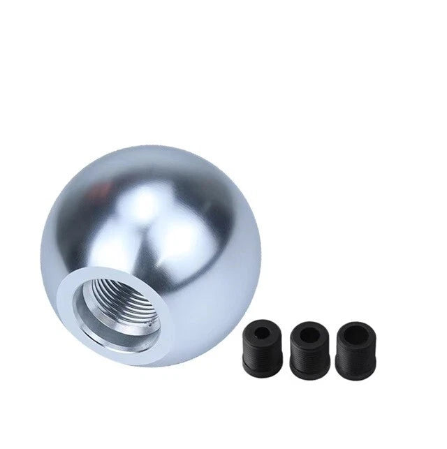 Clean Simple Aluminium Ball Gear Shift Knob M12 M10 M8 Universal Fitment