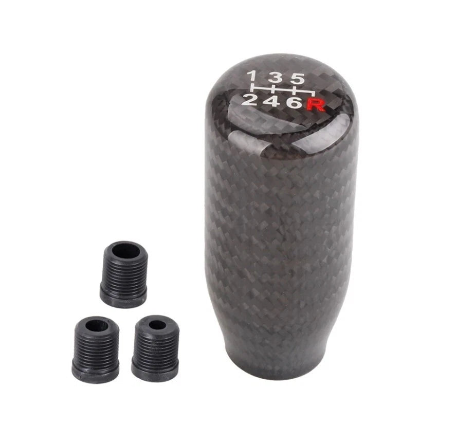 5 speed Carbon Fibre Gear Shift Knob for Nissan Mitsubishi Ford Holden Mazda