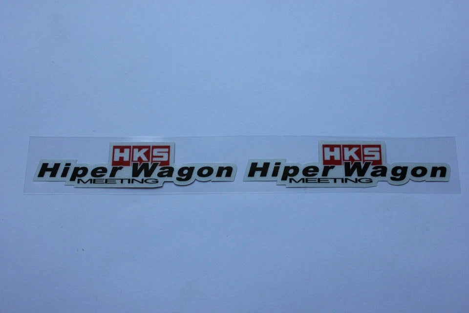 2 HKS Hyper Wagon Sticker Decals for Toyota Mazda Nissan Honda Subaru Mitsubishi