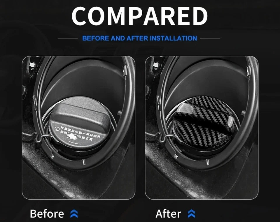 Night Kids Fuel Cap Cover Trim Carbon Fibre fits Toyota 86 GR86 Supra Yaris