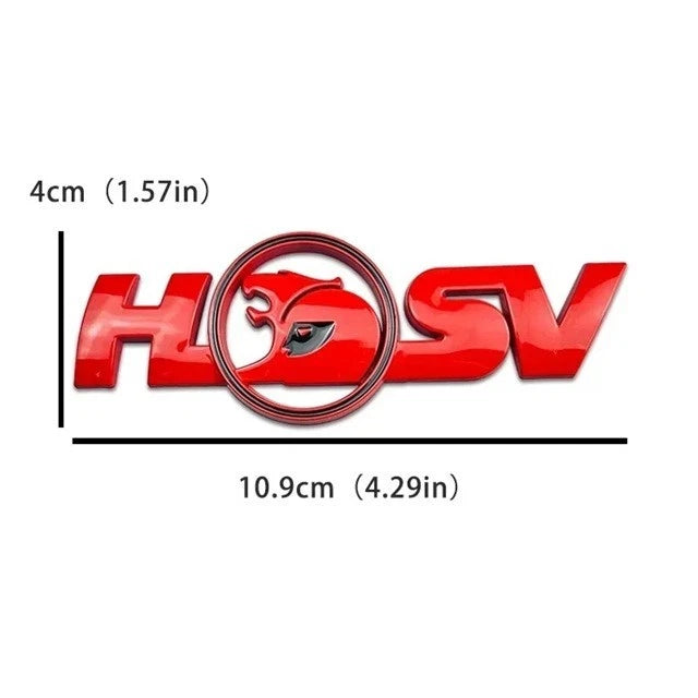 Holden HSV Lion Red Silver Black Gold Boot & Grill Badge Emblem NEW Free Post