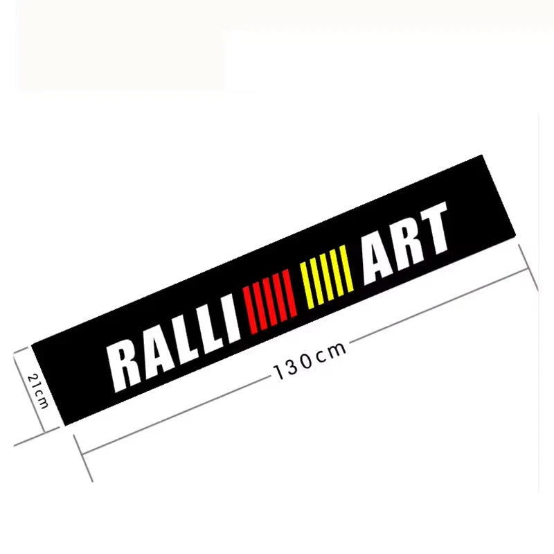 Ralliart Windshield Sun Blocker Sticker PET for Mitsubishi Lancer Magna Colt NEW