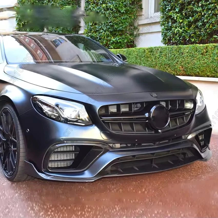 C63S Style Front Racing Grille Black for Mercedes-Benz C-Class W205 2014–2018