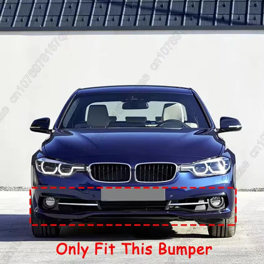 3Pcs Front Bumper Canard Lip Splitter Kit for BMW 3 Series F30 F31 2013–2019