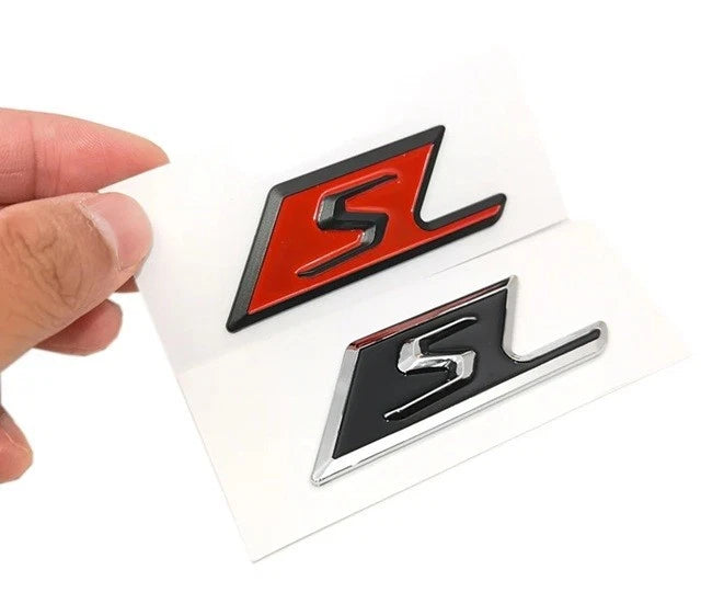 NEW S Badge Black Red Silver Gloss Matte for Mercedes AMG E63 C63 C63 E53 GLA45