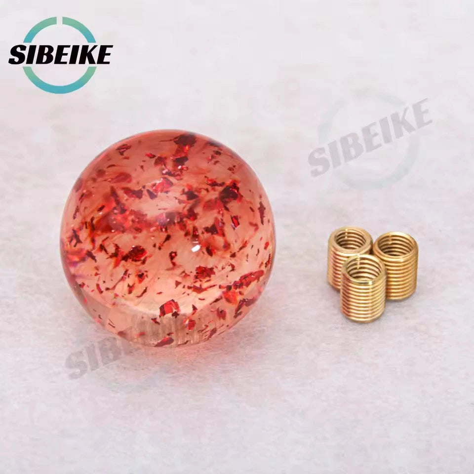JDM Acrylic Ball Shift Gear Knob Universal M12x1.25 M10x1.5 M10x1.25 M8x1.25