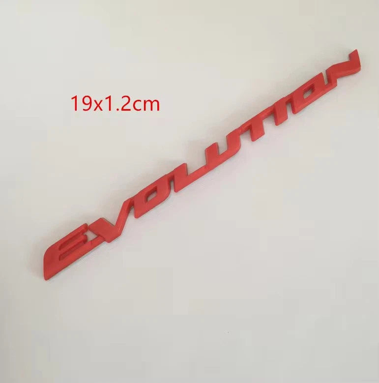ABS 3D Adhesive Boot Badge Emblem Lancer Outlander Evolution Pajero NEW