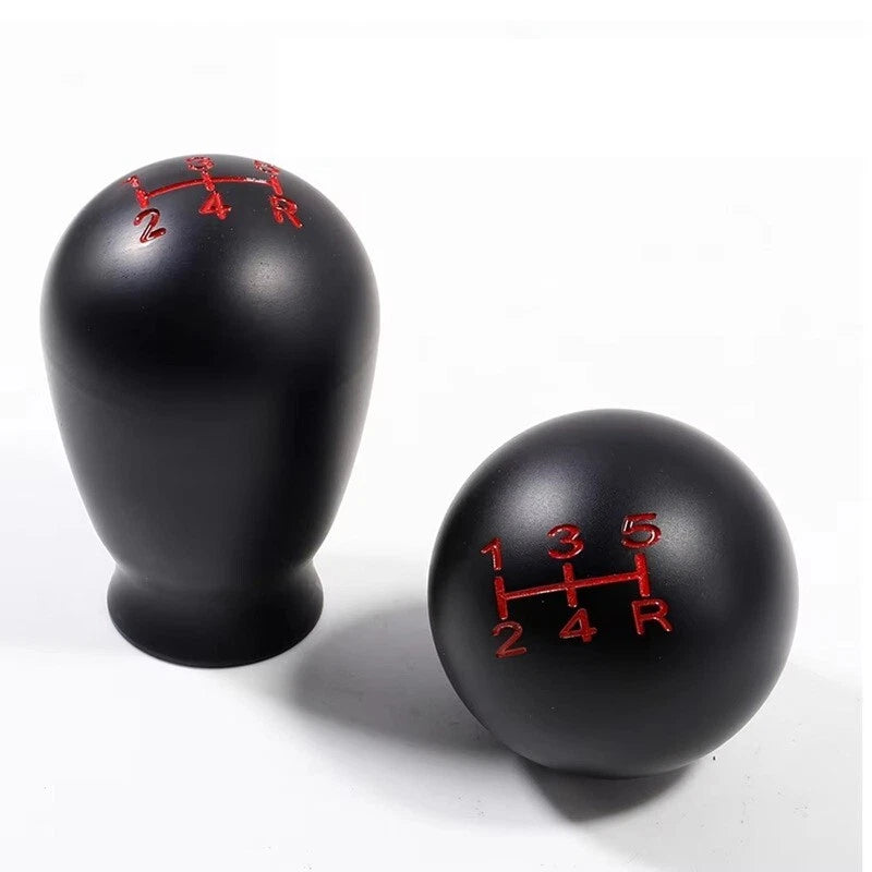 Black 5 / 6 Speed Aluminium Ball Gear Shift Knob for Honda Civic Jazz Accord