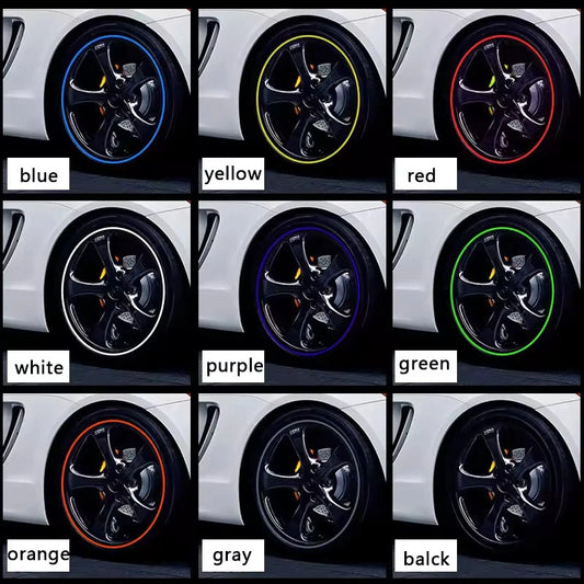 Universal 8 Meter Car Rim Protect Strip Wheel Edge & Tire Protection Guard