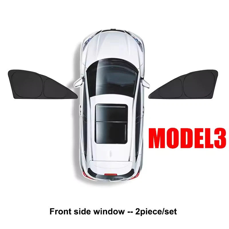 Tesla Shield Windshield Sunshade for Model 3/Y Full-Cover Front & Side Window