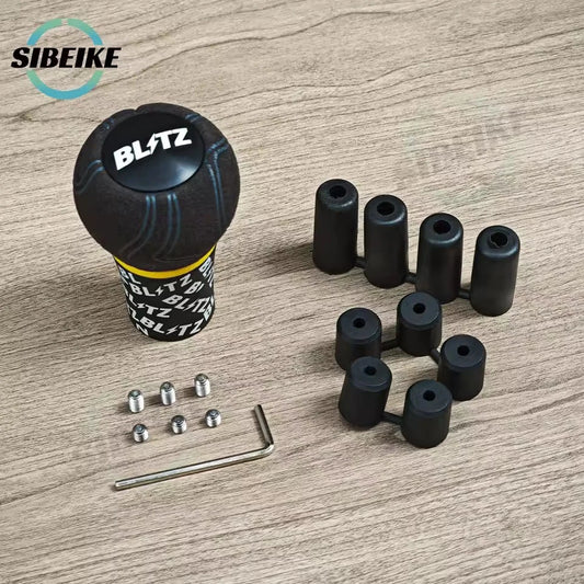 BLITZ Ultra Graffiti Leather Shift Gear Knob M12x1.25 M10x1.5 M10x1.25 M8x1.25