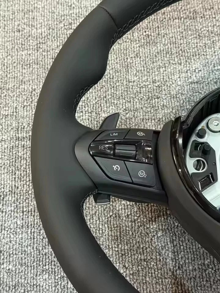 Black M Sport Steering Wheel with Buttons for BMW F Series Performance NEW