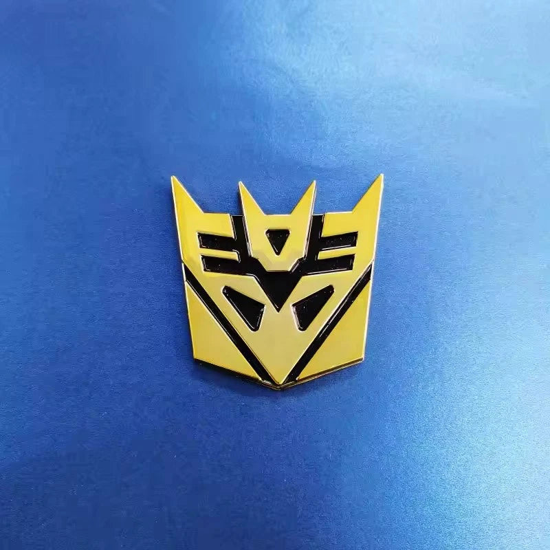 Transformers Autobots & Decepticons Boot Fender Badge Emblem Adhesive NEW