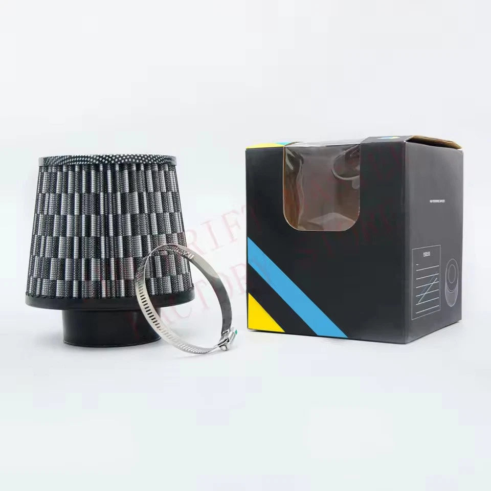 76mm High Flow Air Filter Universal 3" Cold Air Intake Filter Car Performance