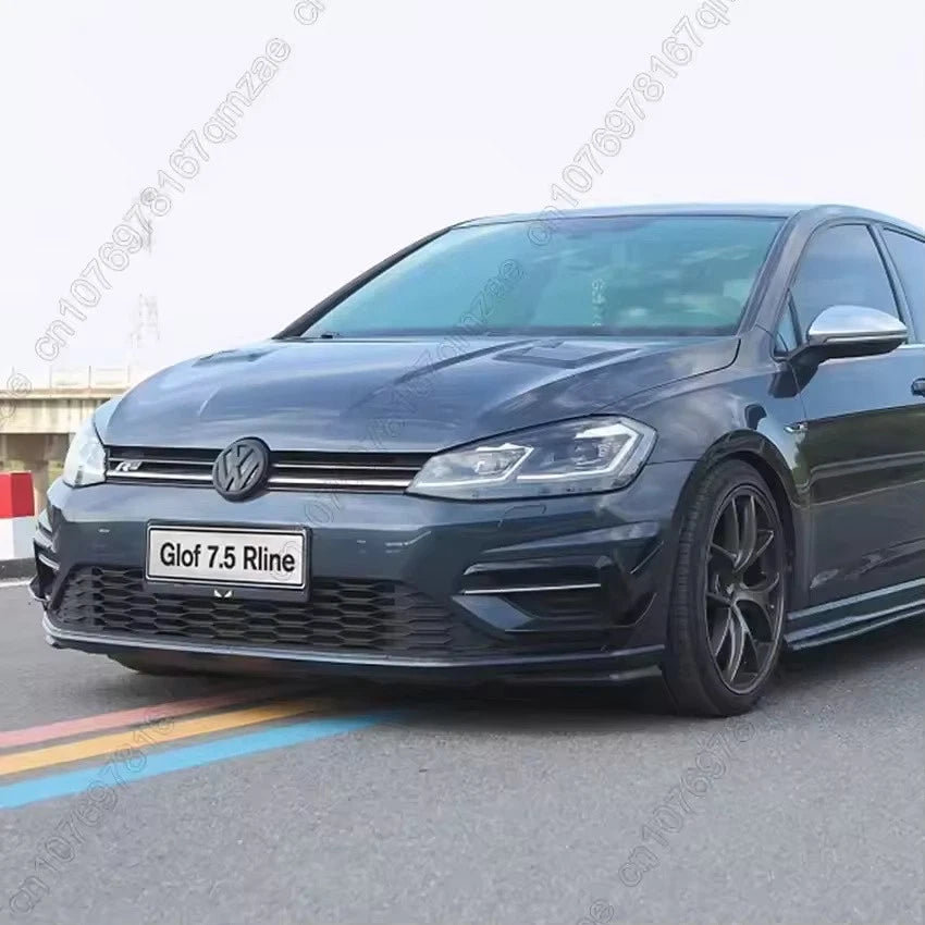 Front Bumper Side Canards Vent Spoiler for VW Golf 7.5 GTI GTD R R-Line 17 - 20