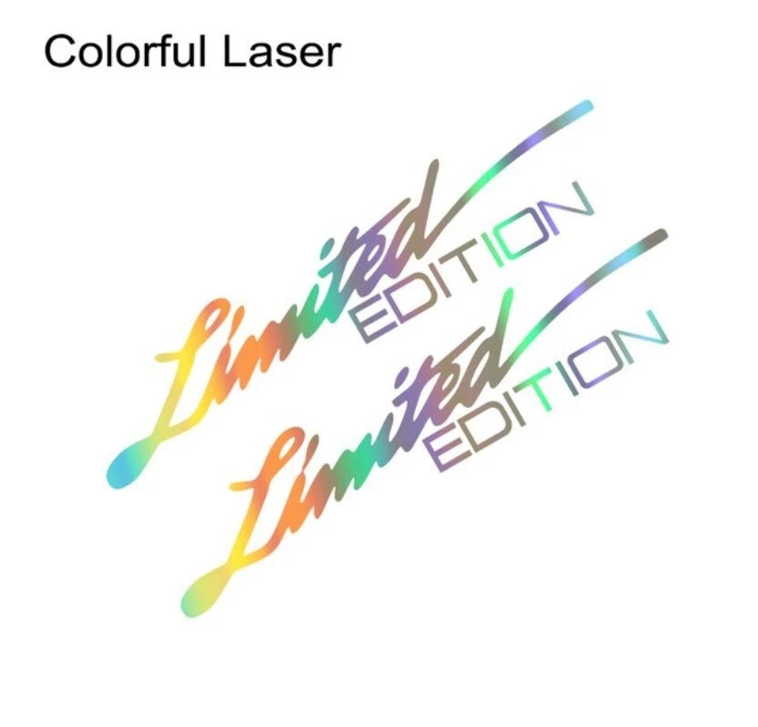 2x Limited Edition Decal Sticker for Subaru Toyota Mitsubishi Honda Nissan