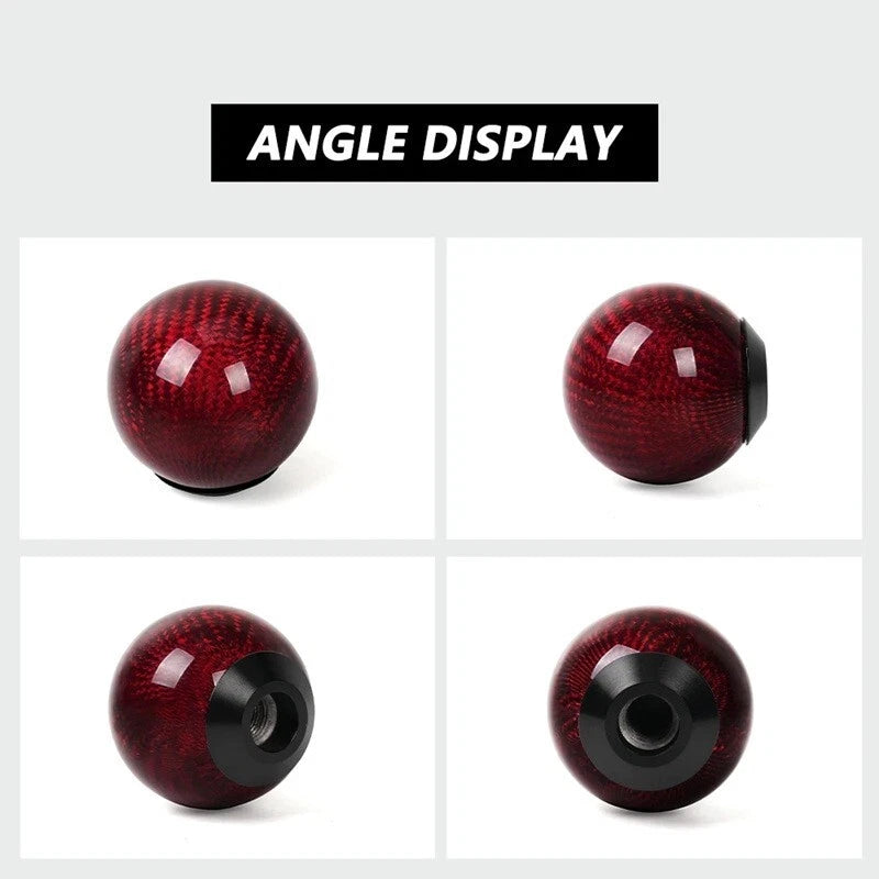 JDM Real Carbon Fibre Monster Ball Gear Shift Knob M8x1.25, M10x1.25, M10x1.5 AU