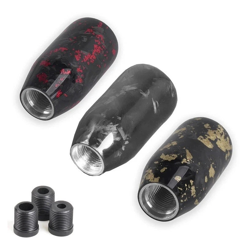 Real Forged Carbon Ball Gear Shift Knob for M12x1.25 M10x1.5 M10x1.2 M8x1.25 NEW