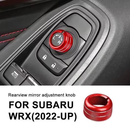 Mirror Adjustment Knob Cover for Subaru WRX BRZ 22 - 25 Crosstrek Impreza 24 25