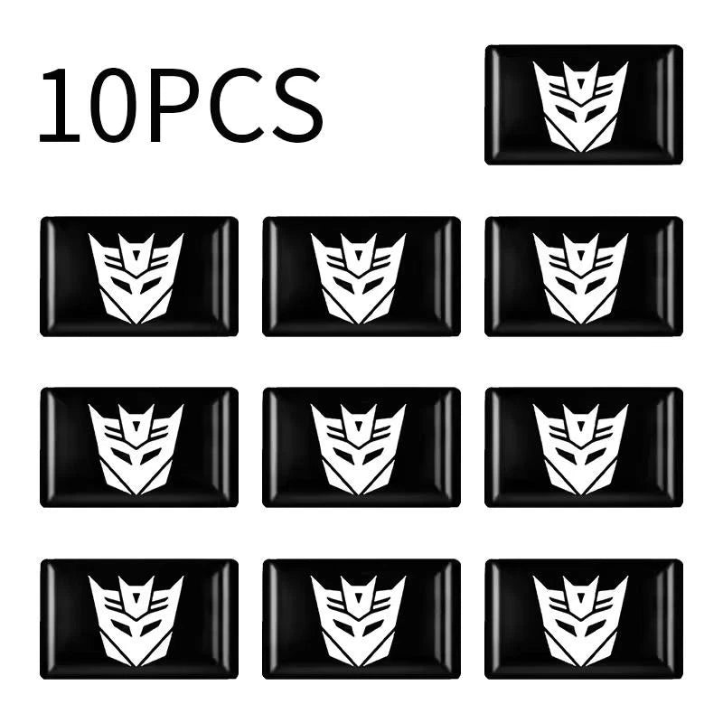 3D Epoxy Transformers Car Emblem Badge Autobots and Decepticons Logo Stickers