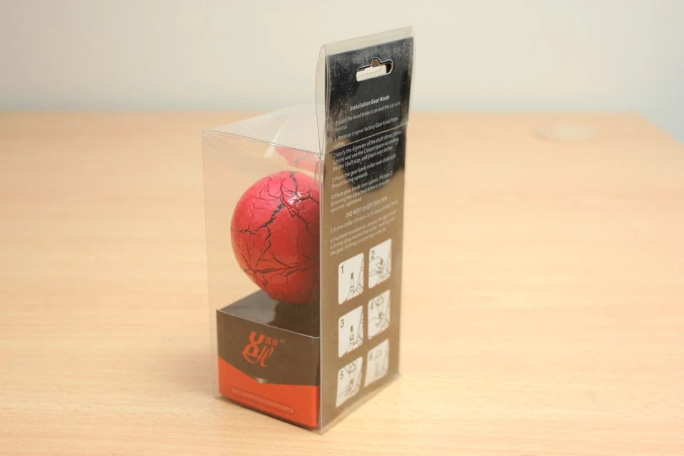 Anatomic Skull Gear Shift Knob Red Resin & Aluminium M12 M10 M8 Universal