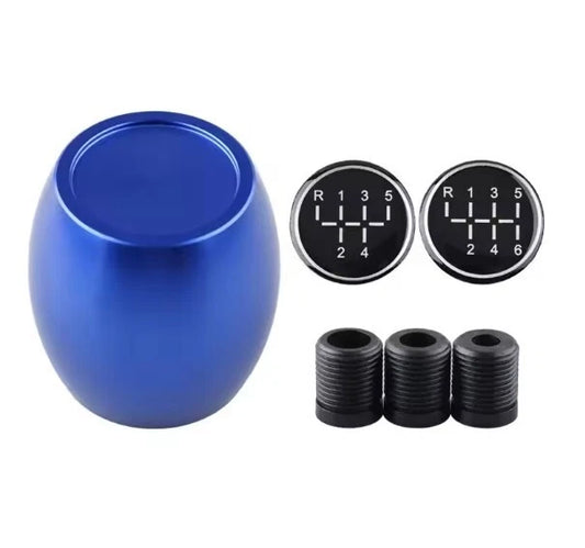 6 5 Speed Aluminium Gear Shift Knob M12x1.25 M10x 1.5 M10x1.25 M8x1.25 Universal