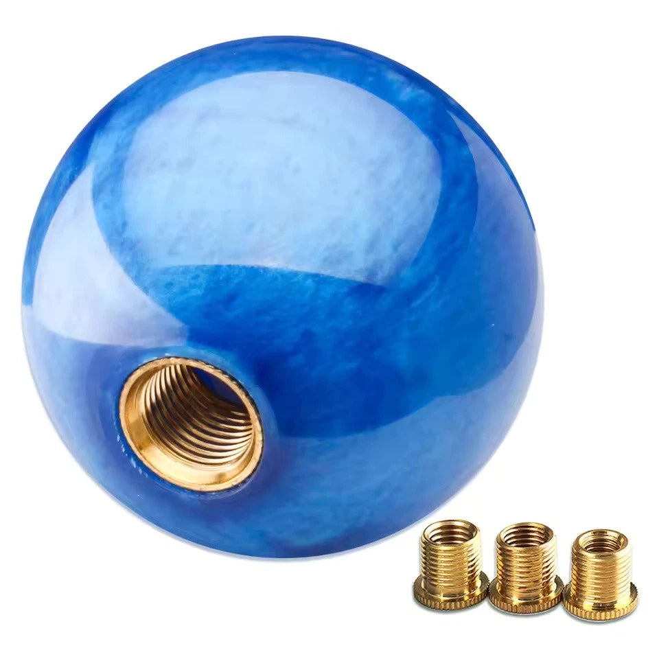 Pearl Gear Shift Knob Smooth Shifter M12x1.25 M10x1.5 M10x1.25 M8x1.25