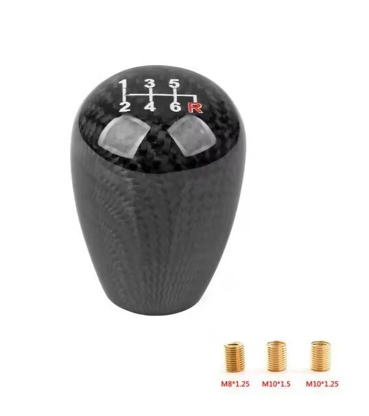 Genuine Carbon Fibre Gear Knob M81.25 M101.5 M101.25 M121.25 5 or 6 Speed NEW