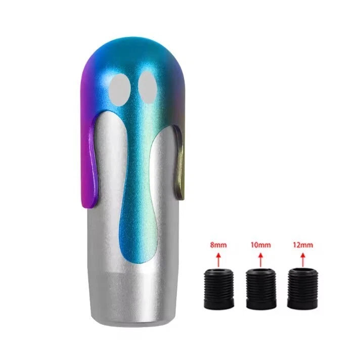 JDM NEO Chrome Melt Ice Cream Shift Knob M12 M10 M8 Universal Fitment NEW