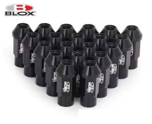 20Pcs Blox Forged Aluminium Extended Open Racing Lock Lug Nuts M12x1.25 M12x1.5