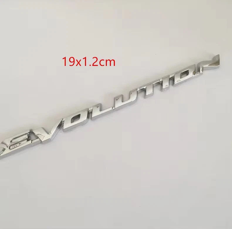 ABS 3D Adhesive Boot Badge Emblem Lancer Outlander Evolution Pajero NEW