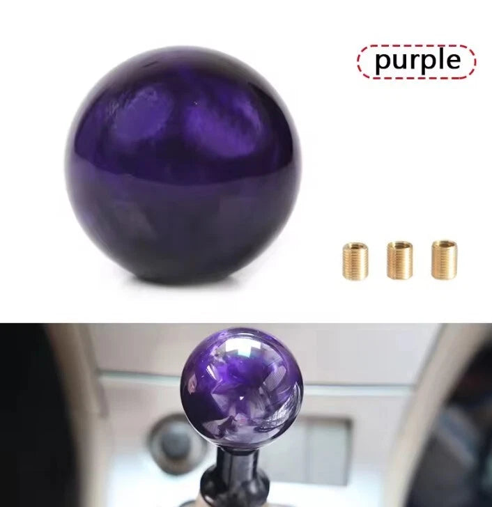 Pearl Marble Design Gear Shift Knob M12x1.25 M8x1.25 M10x1.25 M10x1.5 Universal