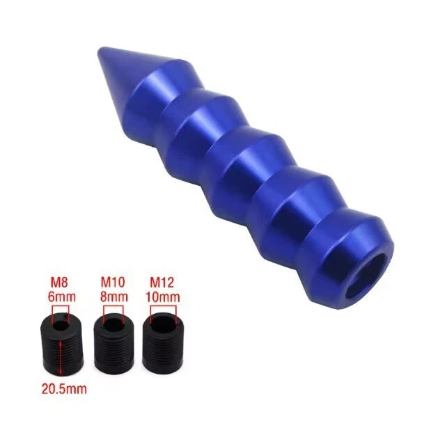 NEW Style Bamboo Spike 145mm Manual Gear Knob Shift Universal Fitment M12 M10 M8