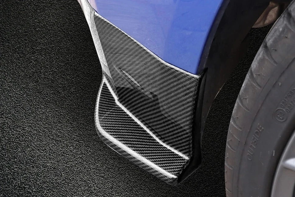 Rear Bumper Pod Canards Genuine Carbon Fibre fits Toyota GR86 & Subaru BRZ 22 23