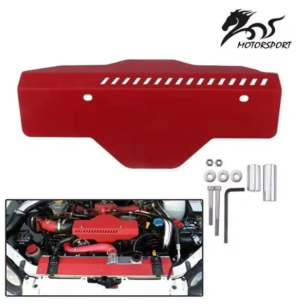 Alternator Pulley & Belt Cover Red / Black for Subaru Impreza WRX & STI 02 - 17