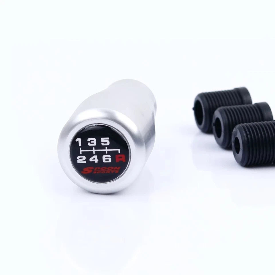 Spoon 5 & 6 Speed Configuration Aluminium Ball Gear Shift Knob M12 M10 M8